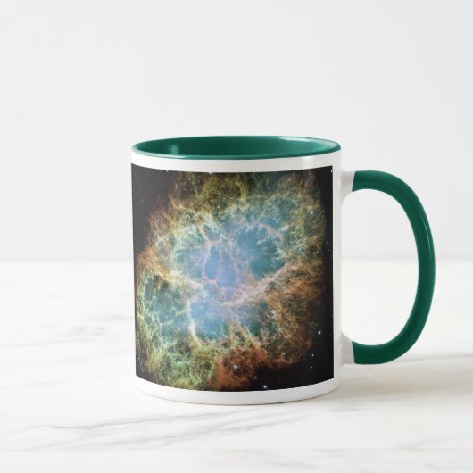 Crab Nebula Space NASA Foto Tasse (Rechts)