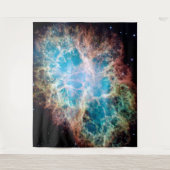 Crab Nebula Space NASA Foto Wandteppich (Vorderseite)