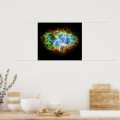 Crab Nebula Star Space Cloud Poster (Küche)
