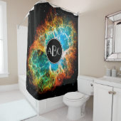 Crab Nebula Supernova Remnan mit benutzerdefiniert Duschvorhang (Beispiel)