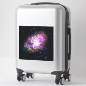 Crab Nebula Supernova Remnant Hubble Composite Aufkleber (Koffer)