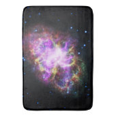 Crab Nebula Supernova Remnant Hubble Composite Badematte (Vorderseite Vertikal)