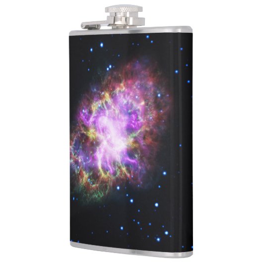 Crab Nebula Supernova Remnant Hubble Composite Flachmann (Links)