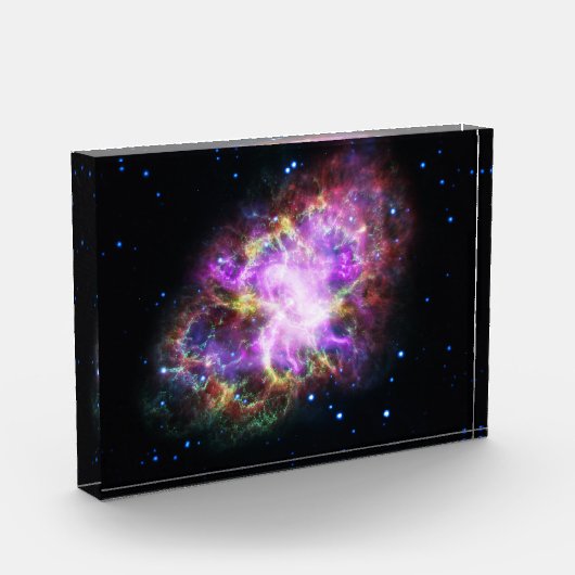 Crab Nebula Supernova Remnant Hubble Composite Fotoblock (Links)