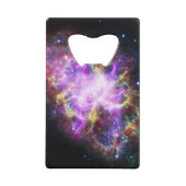 Crab Nebula Supernova Remnant Hubble Composite Geldbeutel Flaschenöffner (Vorderseite)