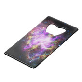 Crab Nebula Supernova Remnant Hubble Composite Geldbeutel Flaschenöffner (Vorderseite Schrägansicht)