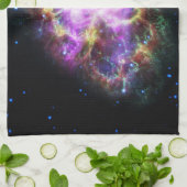 Crab Nebula Supernova Remnant Hubble Composite Geschirrtuch (Gefaltet)