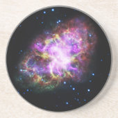 Crab Nebula Supernova Remnant Hubble Composite Getränkeuntersetzer (Vorne)