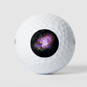 Crab Nebula Supernova Remnant Hubble Composite Golfball (Vorderseite)