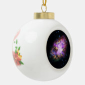 Crab Nebula Supernova Remnant Hubble Composite Keramik Kugel-Ornament (Links)