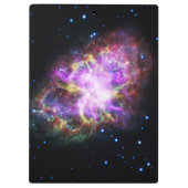 Crab Nebula Supernova Remnant Hubble Composite Klemmbrett (Rückseite)