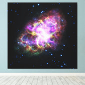 Crab Nebula Supernova Remnant Hubble Composite Leinwanddruck (Insitu (Holzboden))