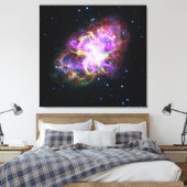 Crab Nebula Supernova Remnant Hubble Composite Leinwanddruck (Insitu (Schlafzimmer))