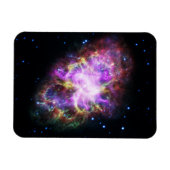 Crab Nebula Supernova Remnant Hubble Composite Magnet (Horizontal)
