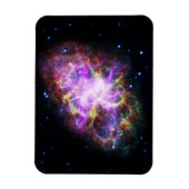Crab Nebula Supernova Remnant Hubble Composite Magnet (Vertikal)