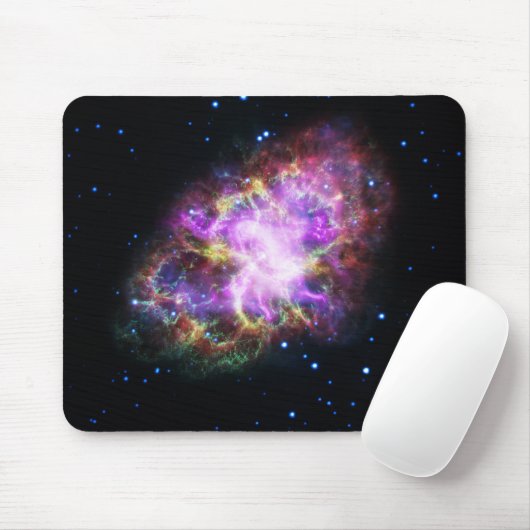 Crab Nebula Supernova Remnant Hubble Composite Mousepad (Mit Mouse)