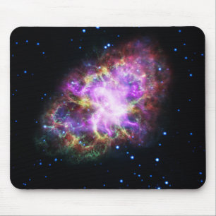 Crab Nebula Supernova Remnant Hubble Composite Mousepad