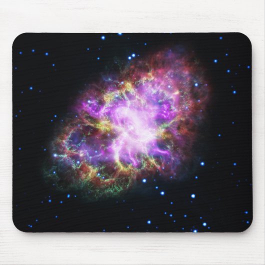 Crab Nebula Supernova Remnant Hubble Composite Mousepad (Vorne)