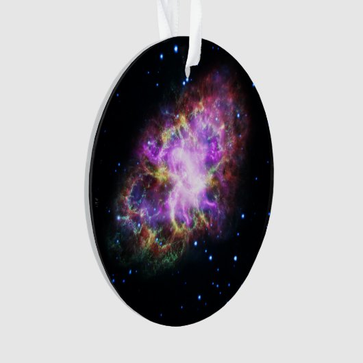 Crab Nebula Supernova Remnant Hubble Composite Ornament (Vorderseite)