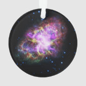 Crab Nebula Supernova Remnant Hubble Composite Ornament (Rückseite)