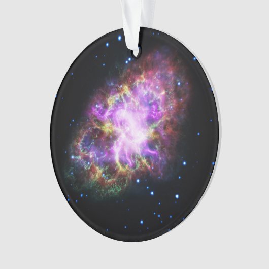 Crab Nebula Supernova Remnant Hubble Composite Ornament (Vorderseite)