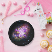 Crab Nebula Supernova Remnant Hubble Composite Pappteller (Party)