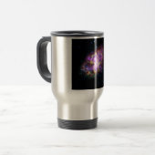 Crab Nebula Supernova Remnant Hubble Composite Reisebecher (Vorderseite Links)