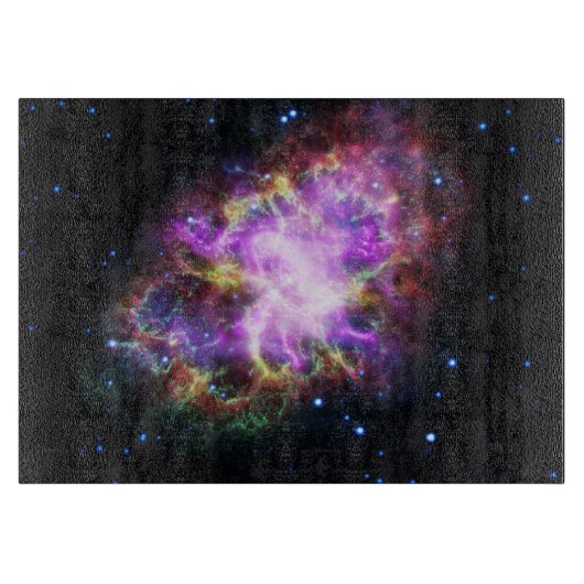 Crab Nebula Supernova Remnant Hubble Composite Schneidebrett (Vorderseite)