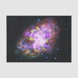 Crab Nebula Supernova Remnant Hubble Composite Seidenpapier