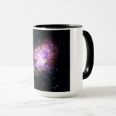 Crab Nebula Supernova Remnant Hubble Composite Tasse (VorderseiteRechts)