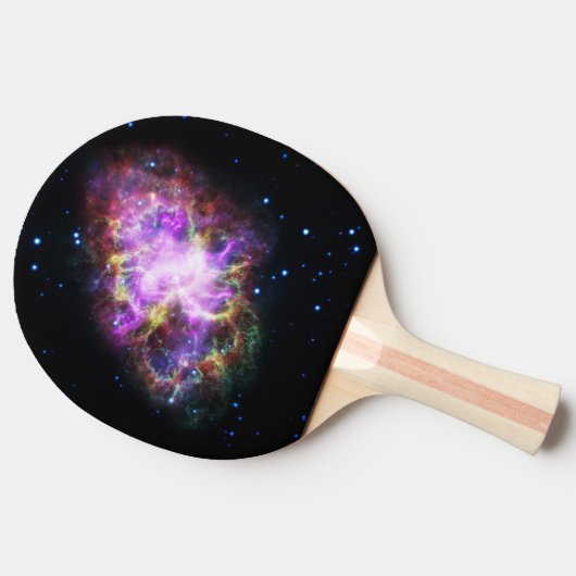 Crab Nebula Supernova Remnant Hubble Composite Tischtennis Schläger (Seitenansicht)