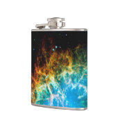 Crab Nebula Supernova Remnant Hubble Space Foto Flachmann (Links)
