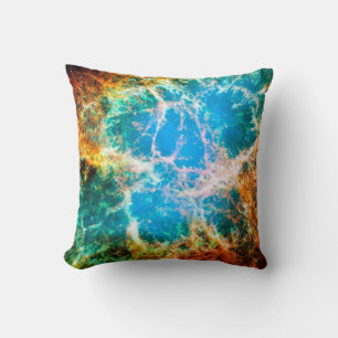 Crab Nebula Supernova Remnant Hubble Space Foto Kissen
