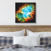 Crab Nebula Supernova Remnant Hubble Space Foto Leinwanddruck (Insitu (Schlafzimmer))