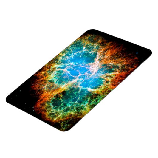 Crab Nebula Supernova Remnant Hubble Space Foto Magnet (Linke Seite)