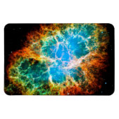 Crab Nebula Supernova Remnant Hubble Space Foto Magnet (Horizontal)