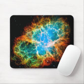 Crab Nebula Supernova Remnant Hubble Space Foto Mousepad (Mit Mouse)