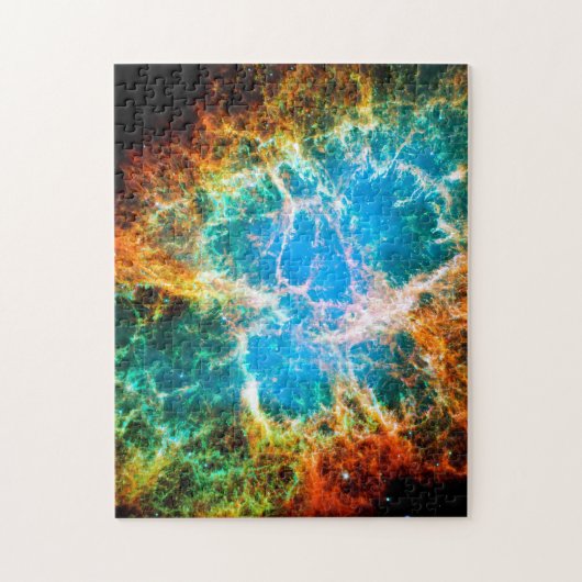 Crab Nebula Supernova Remnant Hubble Space Foto Puzzle (Vertikal)