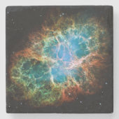 Crab Nebulae Space Astronomy Science Photo Steinuntersetzer (Vorderseite)