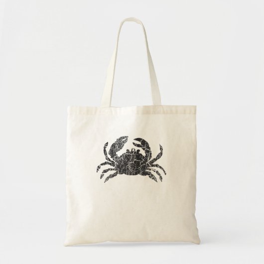 Crab Not Print - Vintag Crab Tragetasche (Vorne)