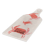 Crab Ocean Beach Crustacean Schneidebrett (Ecke)