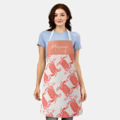 Crab Ocean Sea Creature Muster Schürze (Getragen)