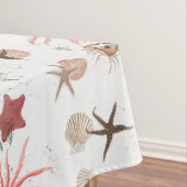 Crab On Beach Coastal Sandy Repeating Pattern Tischdecke (Beispiel)