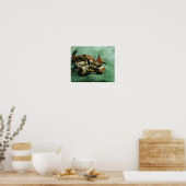 Crab on Its Back (F605) Van Gogh Fine Art Poster (Küche)