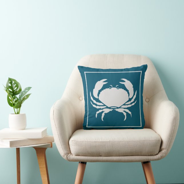 Crab Pillow Aquamarin Kissen (Stuhl )