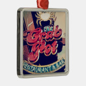 Crab Pot Restaurant Silbernes Ornament (Rechts)