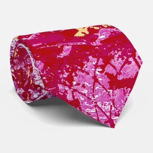 CRAB POTS ABSTRAKT KRAWATTE (Gerollt)