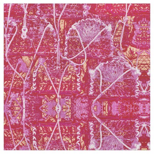 CRAB POTS ABSTRAKT STOFF (Nahaufnahme)