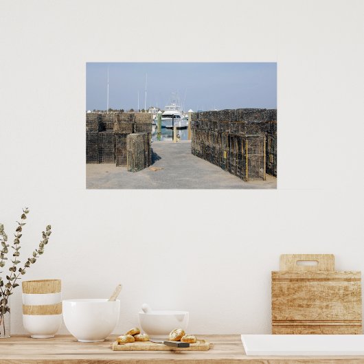 Crab Pots Poster (Küche)