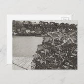 Crab Pots, Whitby Hafen, North Yorkshire. Postkarte (Vorne/Hinten)